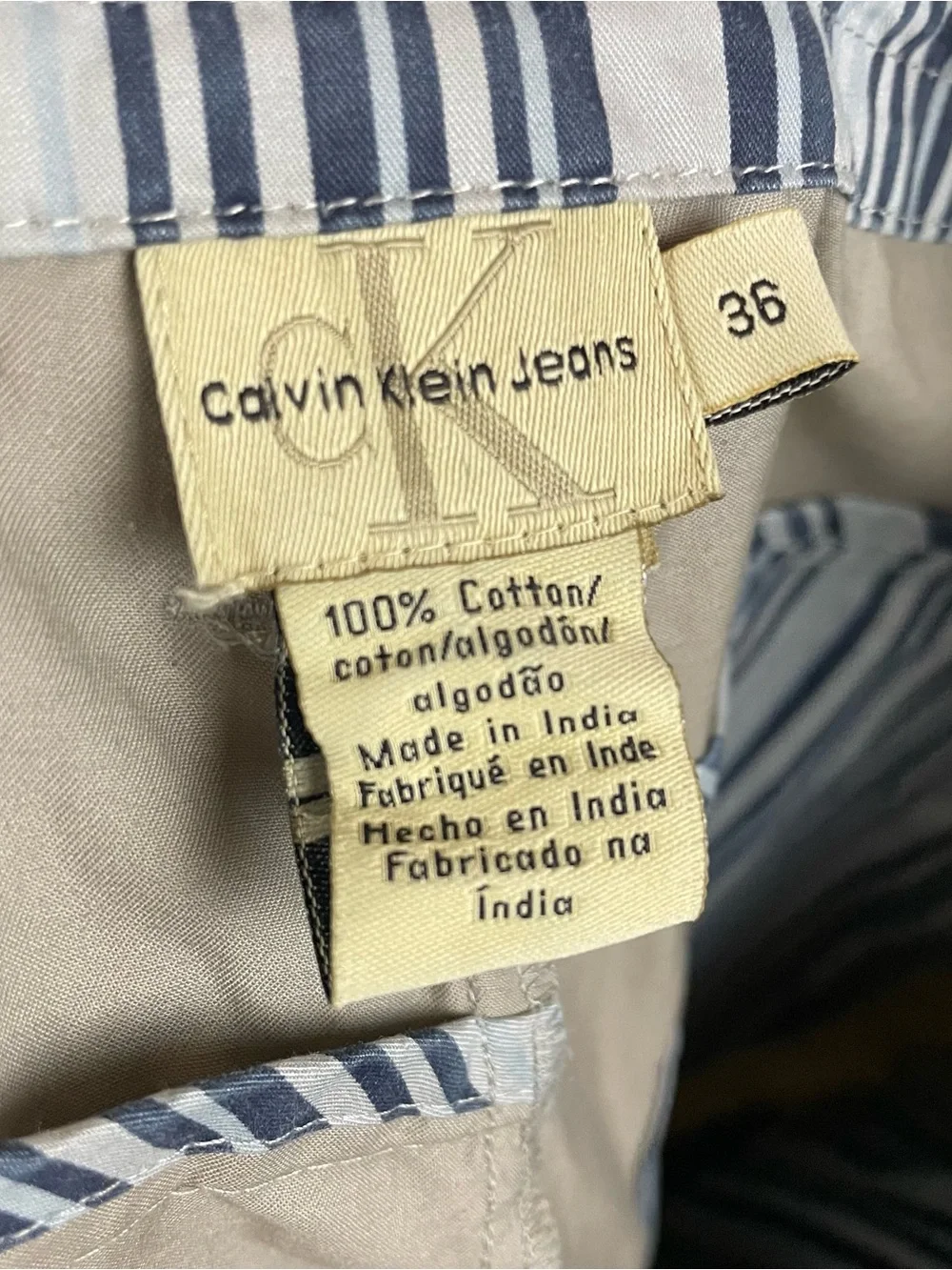 Vintage Y2K Cargo Pants Men's 36x32 Baggy Wide Leg Pockets Deadstock NWT C18